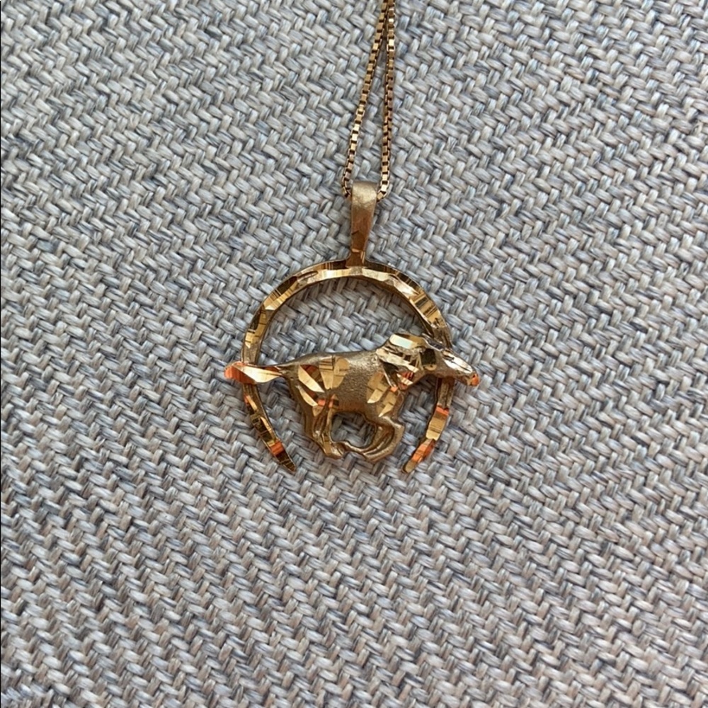 Beautiful 14k Gold Horse Charm